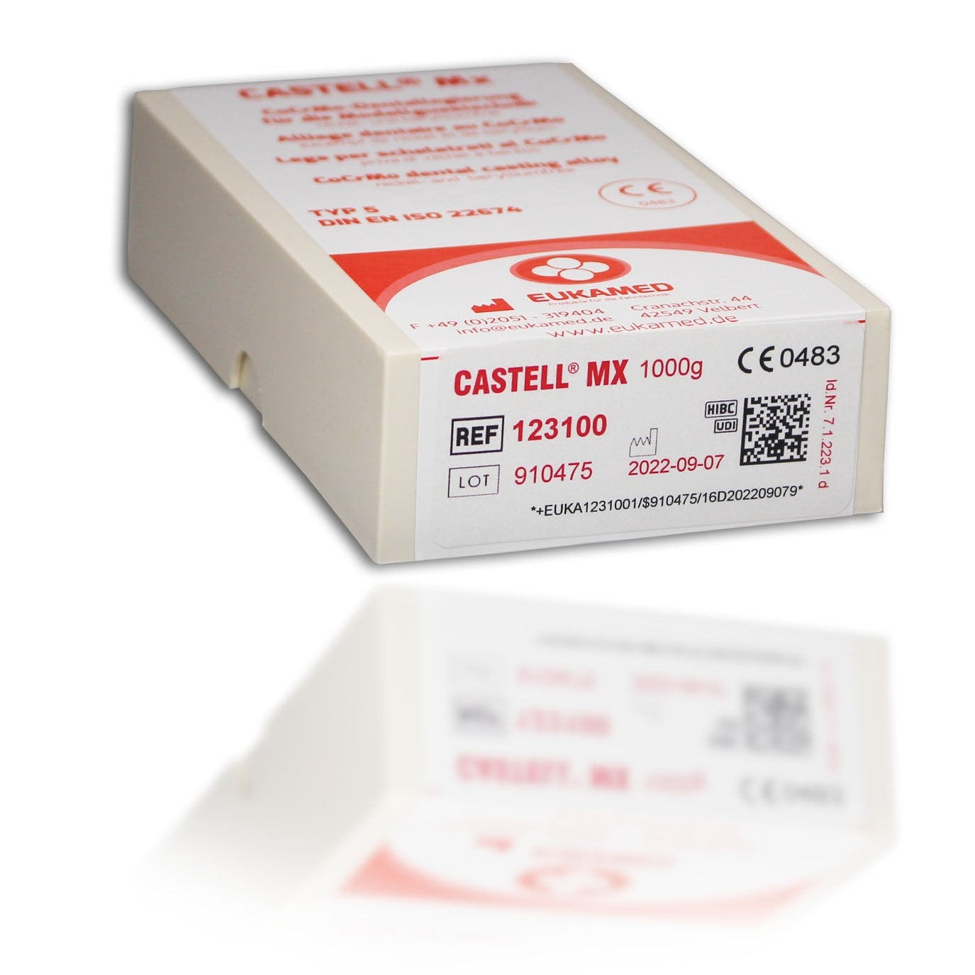 Castell Mx CoCr-Modellgusslegierung, 1000 g