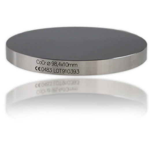 Frässcheibe aus CoCr, mit Schulter