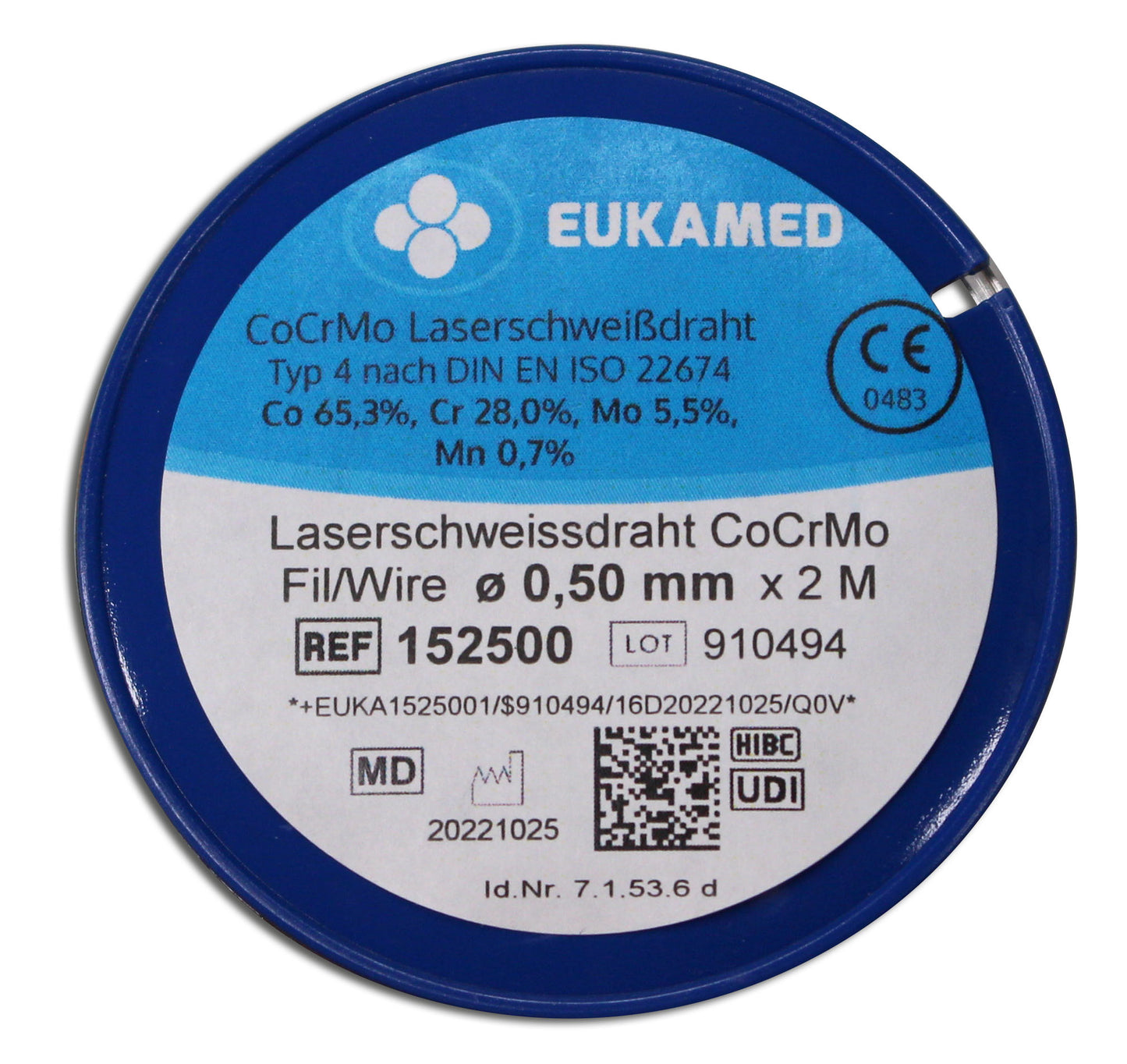 Laserdraht - CoCrMo Ø 0,25 / 0,35 / 0,50mm