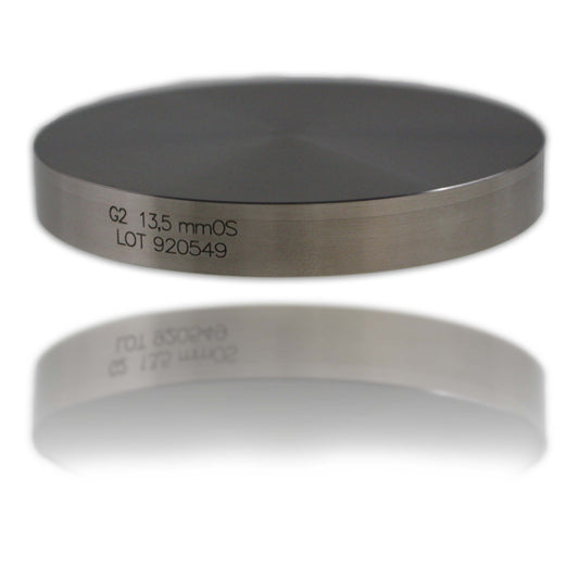 Frässcheiben aus Titan Grade 2, ohne Schulter (OS)