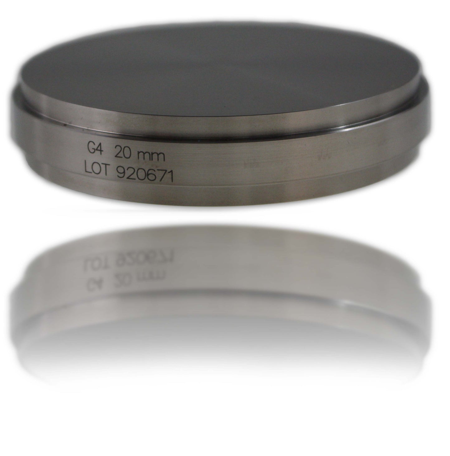 Frässcheibe aus Titan Grade 4, mit Schulter