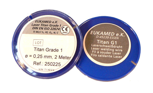 Laserdraht - Titan Grade 1, Ø 0,25 / 0,50mm EUTITAN®