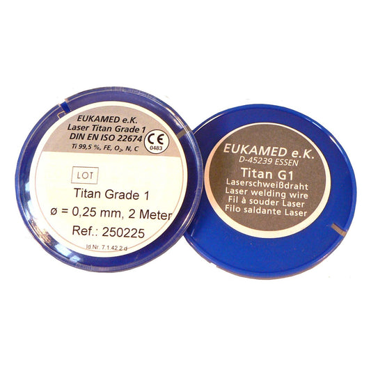 Laserdraht - Titan Grade 1, Ø 0,25 / 0,50mm EUTITAN®