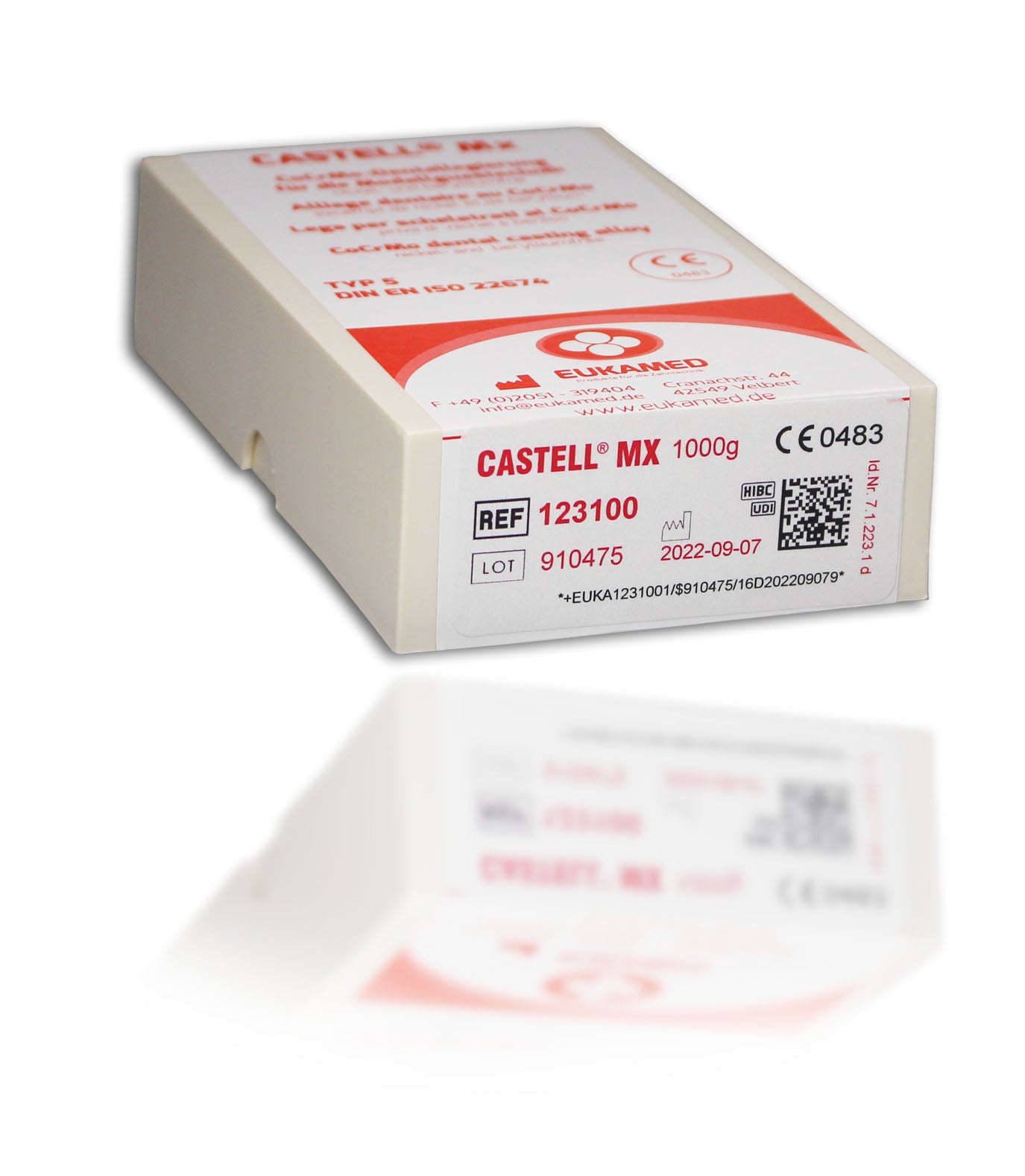 Castell Mx CoCr-Modellgusslegierung, 1000 g