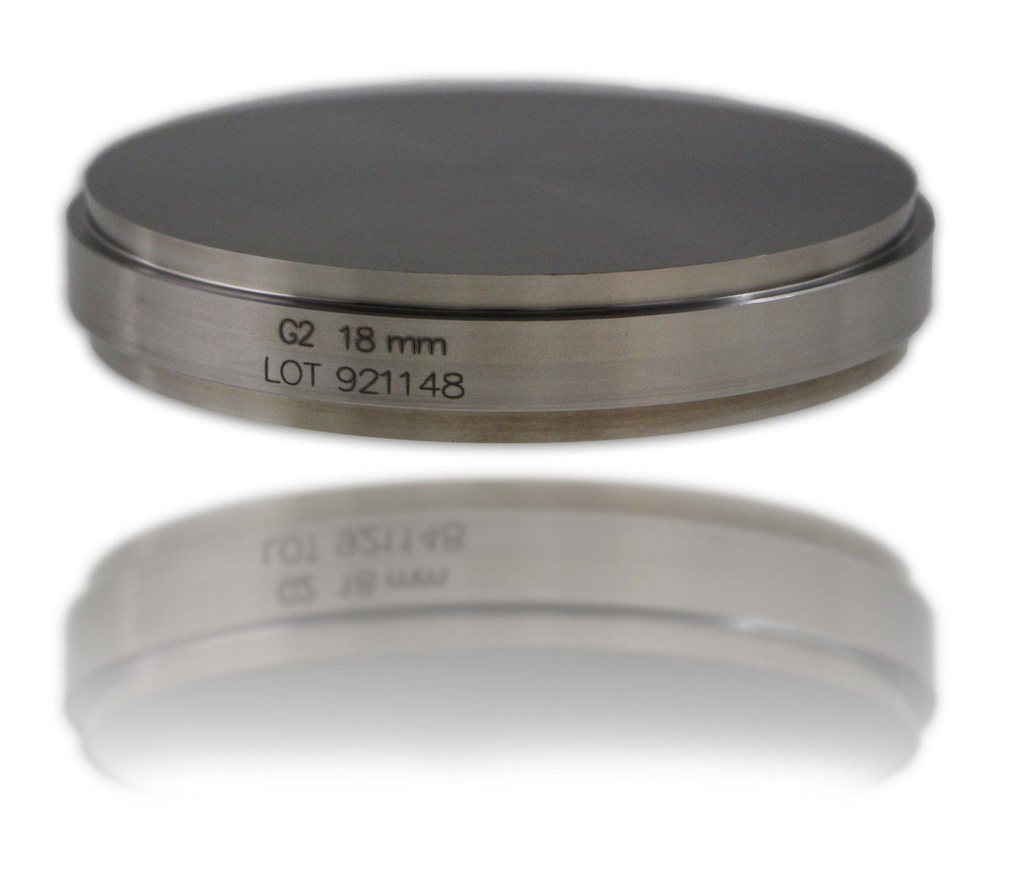 Frässcheiben aus Titan Grade 2, mit Schulter