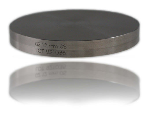 Frässcheiben aus Titan Grade 2, ohne Schulter (OS)