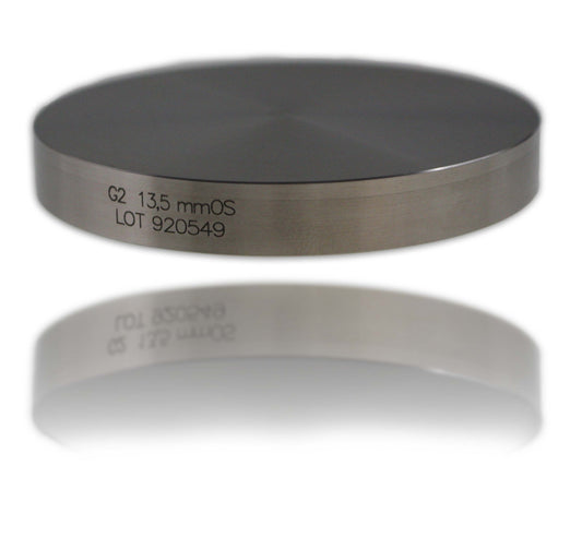 Frässcheiben aus Titan Grade 2, ohne Schulter (OS)