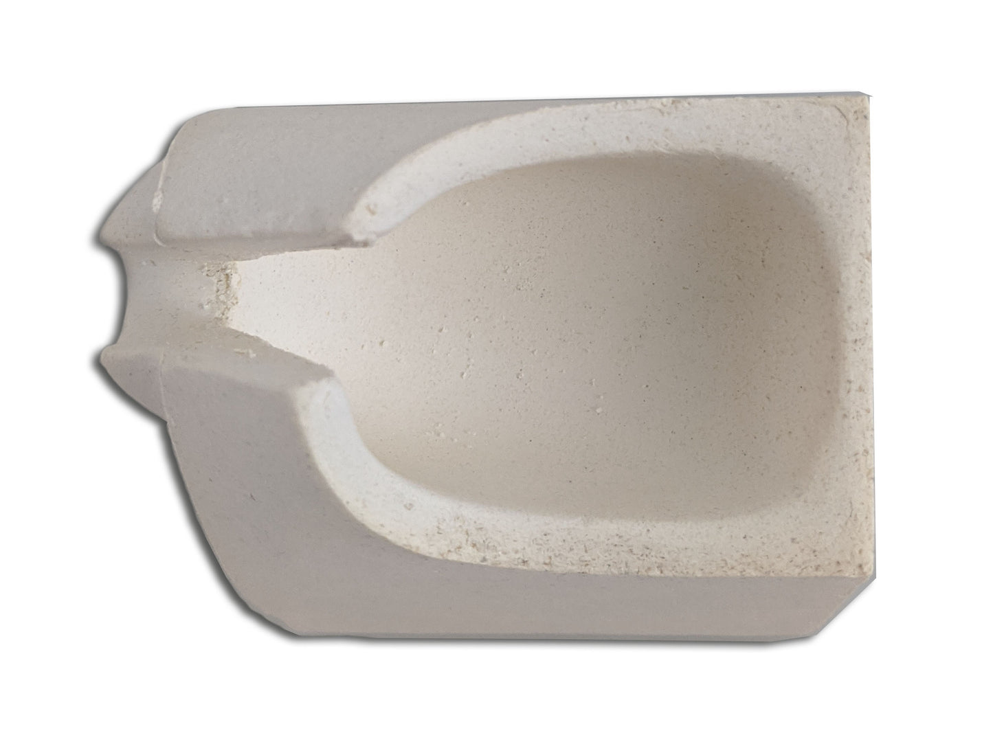 Keramikschmelzmulde geschlitzt für Motorcast, Degussa