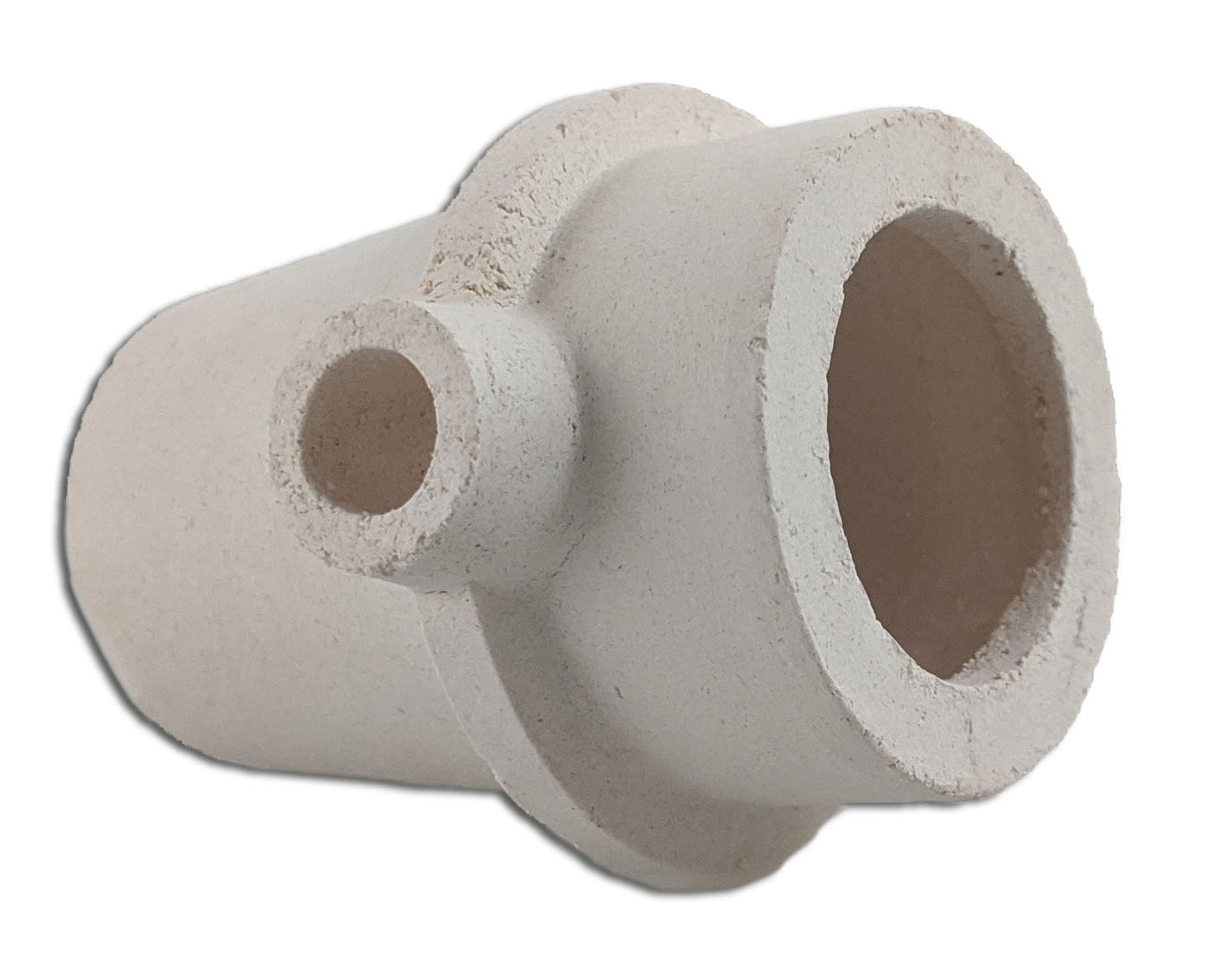 Keramiktiegel mit rundem Boden und Rand (Deckel), für Cowa-Gußschleuder 10er Pack